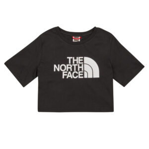 T-shirt ragazza The North Face  Girls S/S Crop Easy Tee  Nero The North Face 196013690397
